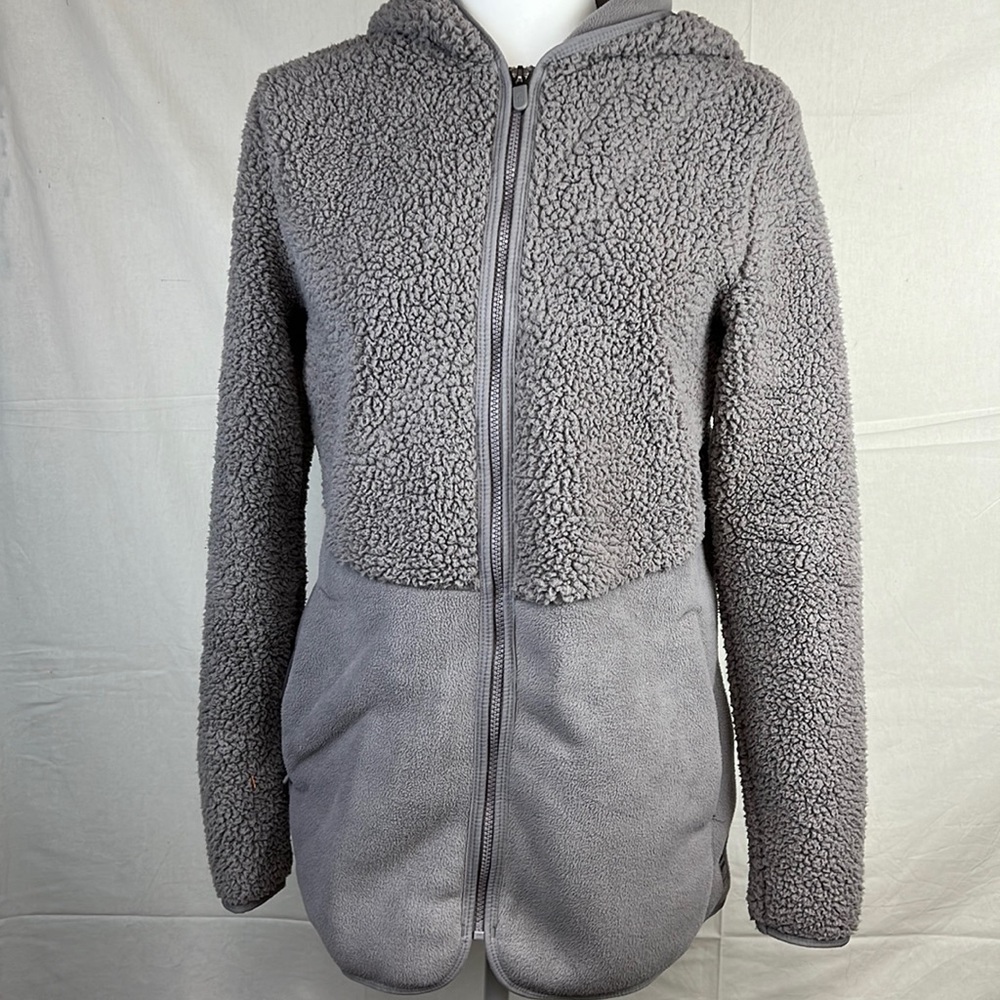 Fila Sport Gray Hooded Fleece Jacket. Zip up. Size S. - Picture 1 of 9
